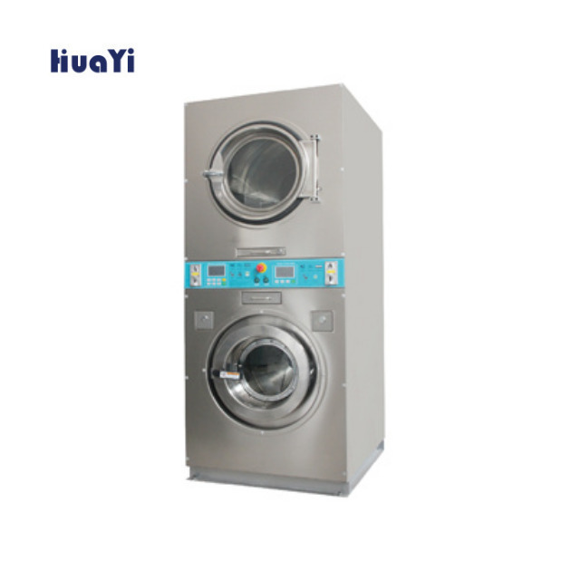 Self-Services Credit Card Laundry Washing Machine Stack Washer And Dryer