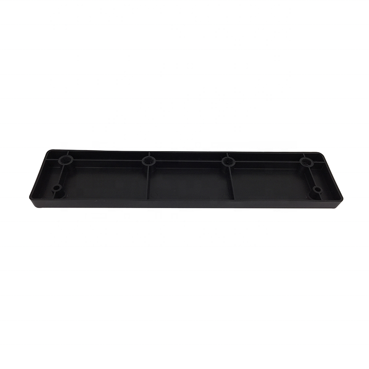 High quality black PP Square sofa foot fixed plate furniture part accessories