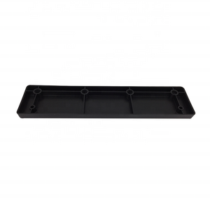 High quality black PP Square sofa foot fixed plate furniture part accessories