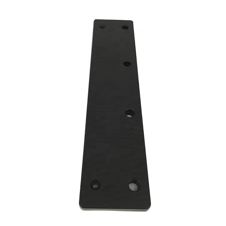 High quality black PP Square sofa foot fixed plate furniture part accessories