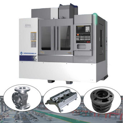 SMTCL 5 Axis CNC Machining Center VMC1000Q Metal Milling Tapping Machine SMTCL CNC Milling Machine