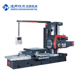 ZJ TPX6111B Horizontal Boring And Milling Machine With Digital Readout Device steel iron drilling