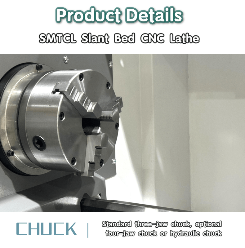 SMTCL Heavy Cutting CNC Turning Center HTC40Sm High Torque High Rigidity CNC Turning Lathe Machine