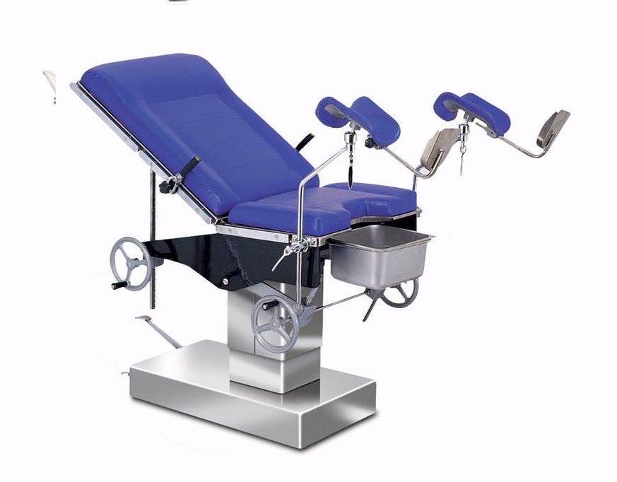 Gynecology exam table with stirrups manual gyno exam table gyn exam tables