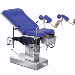 Gynecology exam table with stirrups manual gyno exam table gyn exam tables