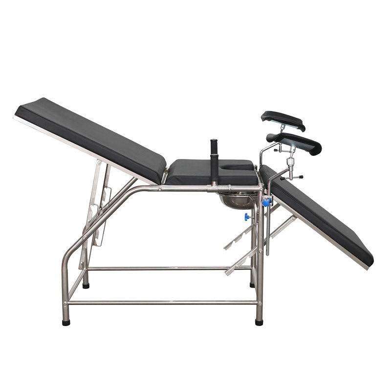 HF-773A Medical Gynecological Examination Chair Exam Table with Movable Side Cabinet