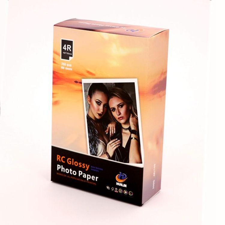 Professional Manufacturer of Photo Paper Factory Sales Full Color Premium Bright White 260gsm Inkjet Paper Glossy Photo Paper