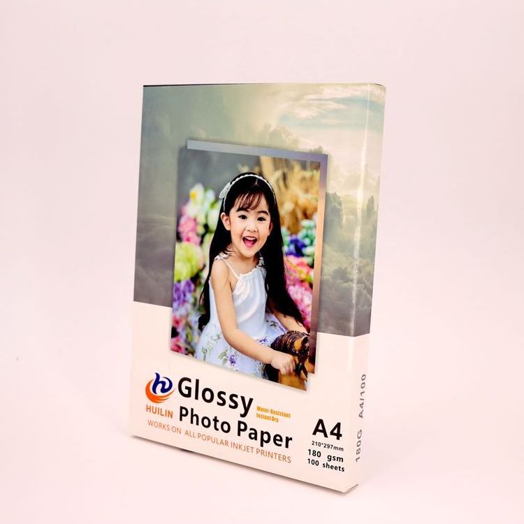 Professional Manufacturer of Photo Paper Factory Sales Full Color Premium Bright White 260gsm Inkjet Paper Glossy Photo Paper