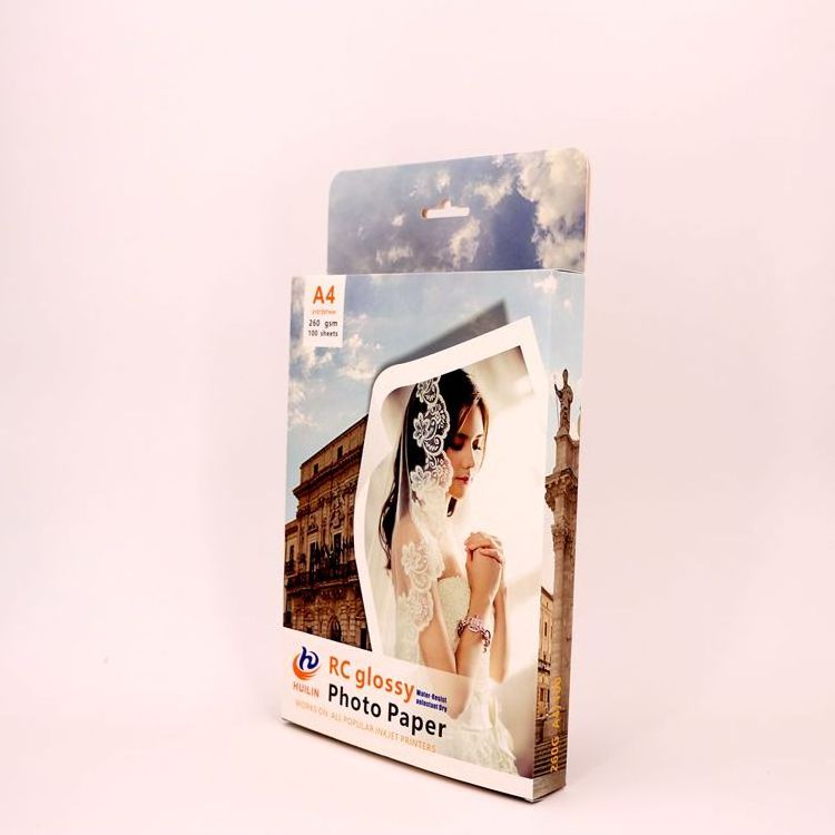 Professional Manufacturer of Photo Paper Factory Sales Full Color Premium Bright White 260gsm Inkjet Paper Glossy Photo Paper