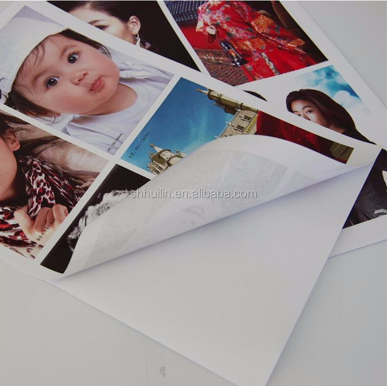 135gsm self adhesive glossy photo paper for inkjet printing