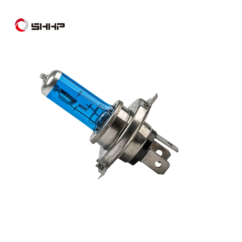 Others Car Light Accessories Super White Blue Color Auto Headlight Halogen Bulb H4 12V 60/55W P43t