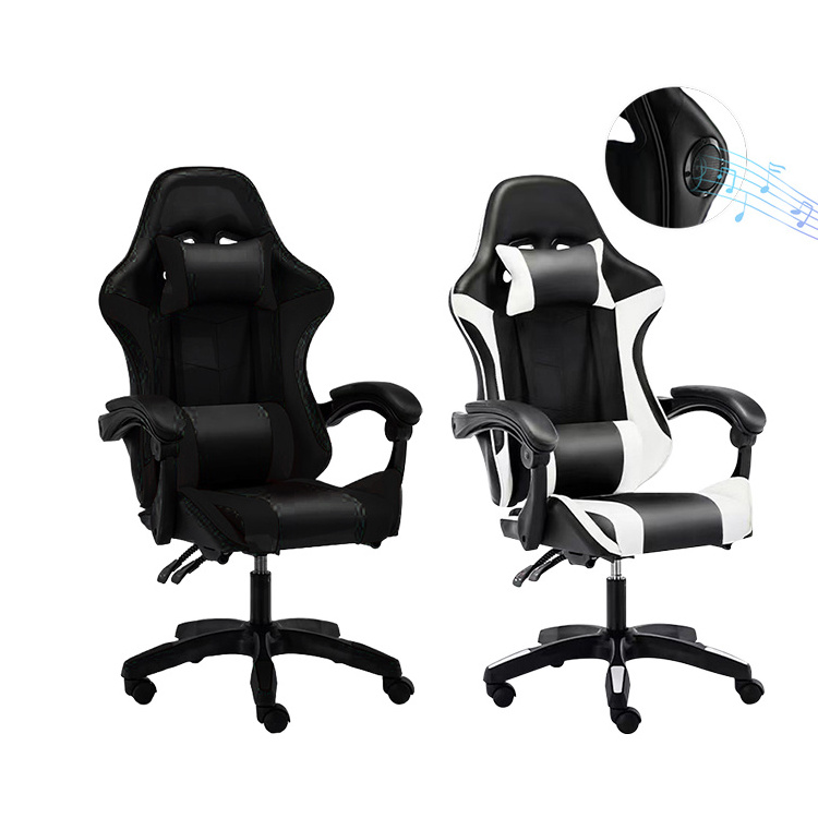 Bestselling ergonomic high backrest massage speaker rog chariot gaming chair with spare parts