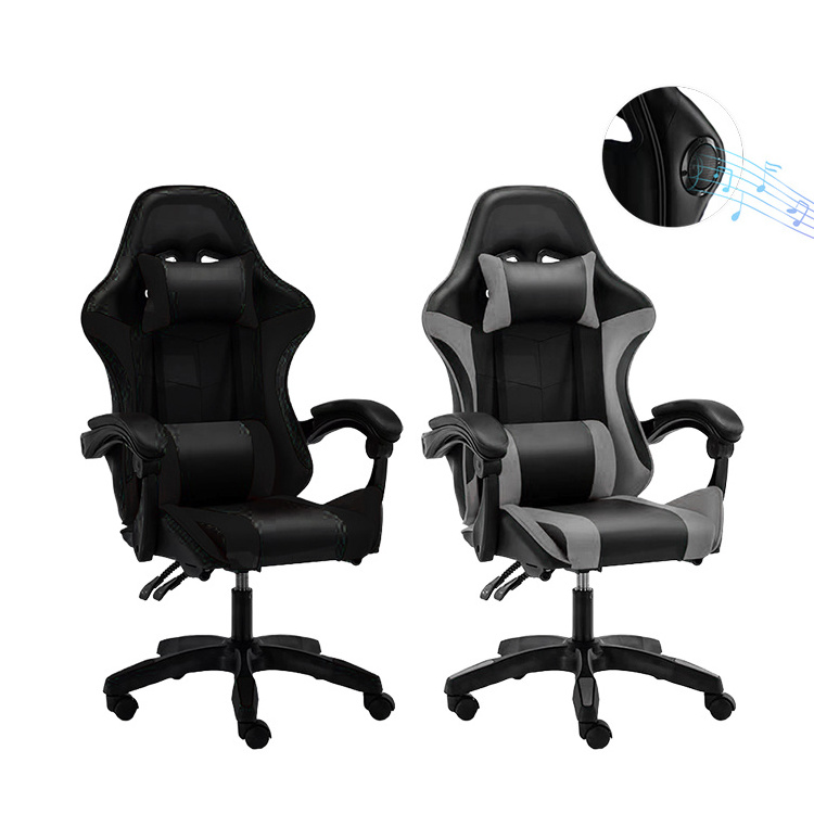 Bestselling ergonomic high backrest massage speaker rog chariot gaming chair with spare parts