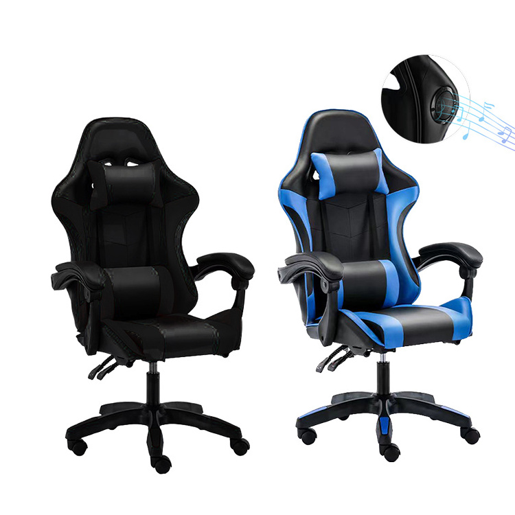 Bestselling ergonomic high backrest massage speaker rog chariot gaming chair with spare parts