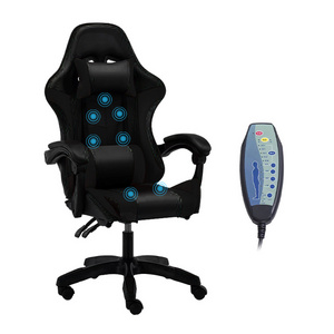 Factory customization pu leather relax game chair ergonomic gaming chair with footrest