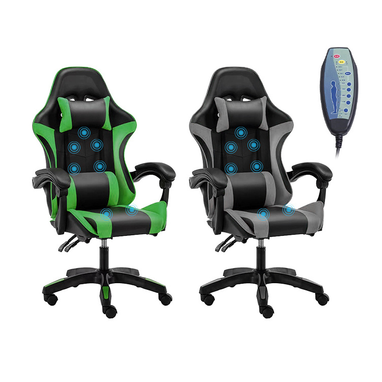 Factory customization pu leather relax game chair ergonomic gaming chair with footrest