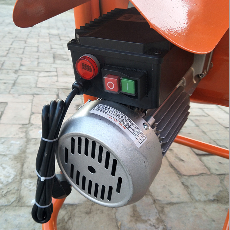 electric motor portable concrete mixer with plastic drum