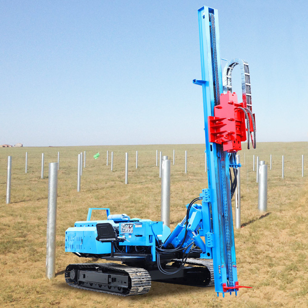 Hydraulic Drop Hammer Solar Pile Driver for Sale