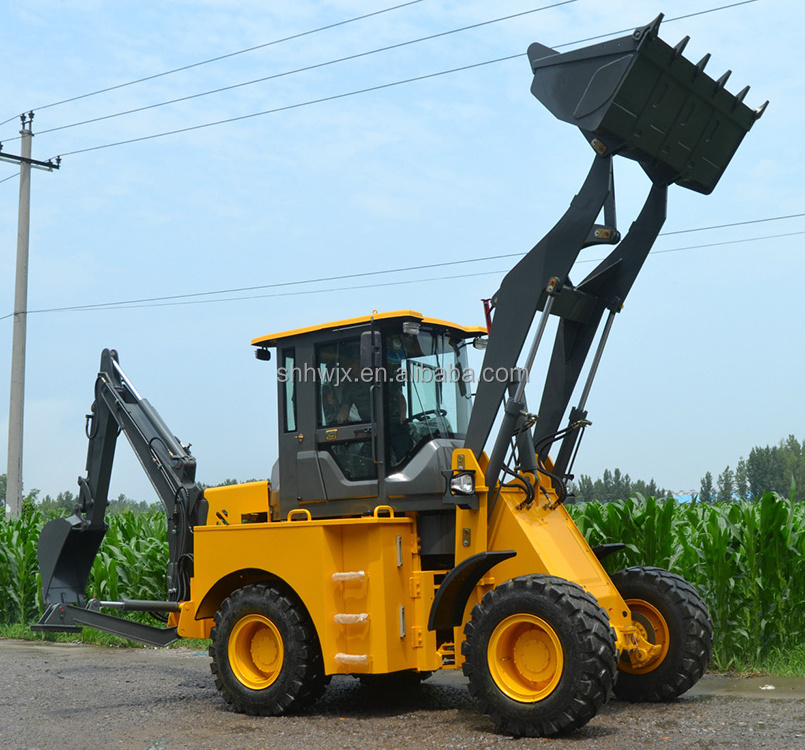 mini backhoe loader tractor power shovel digger for sale