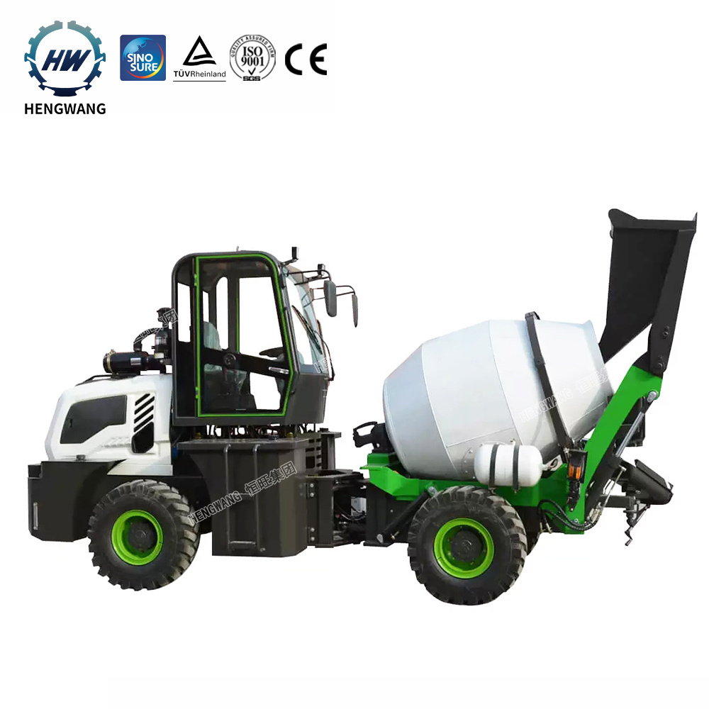 Small self loading concrete cement mixer truck for sale