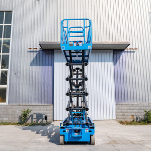 Battery Electric Mini Manned Lift Work Lift Platform Hydraulic Indoor Scissor Lift