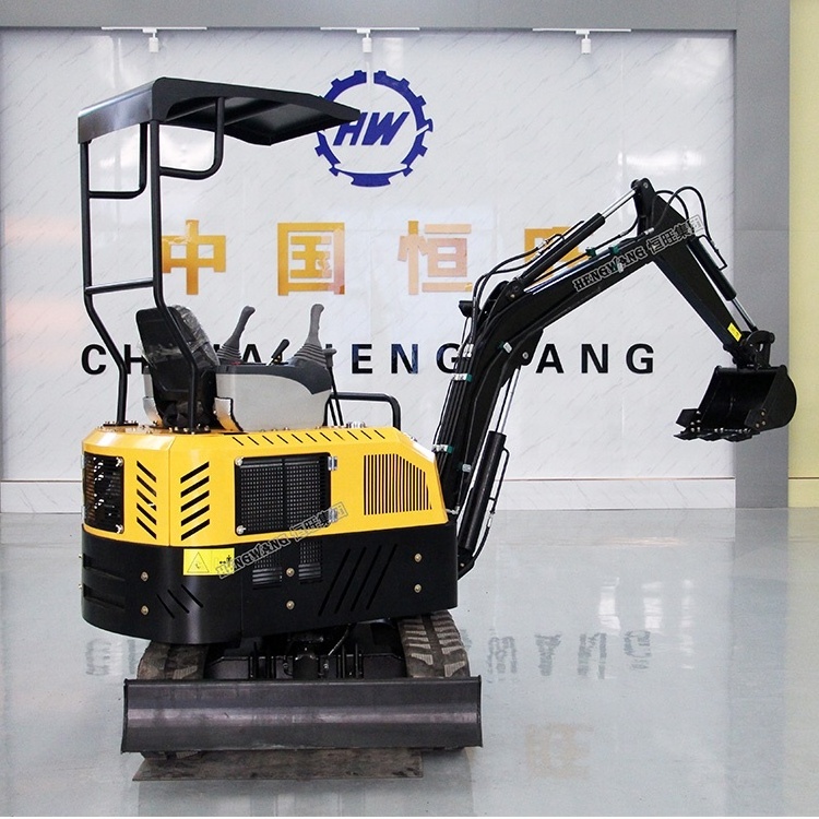 joystick control mini pelle excavator 2.0 ton with swinging boom