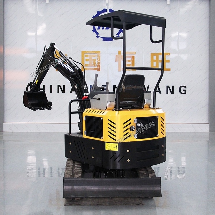 joystick control mini pelle excavator 2.0 ton with swinging boom