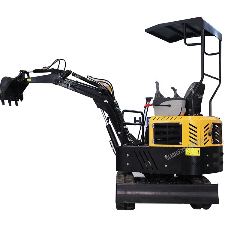 joystick control mini pelle excavator 2.0 ton with swinging boom