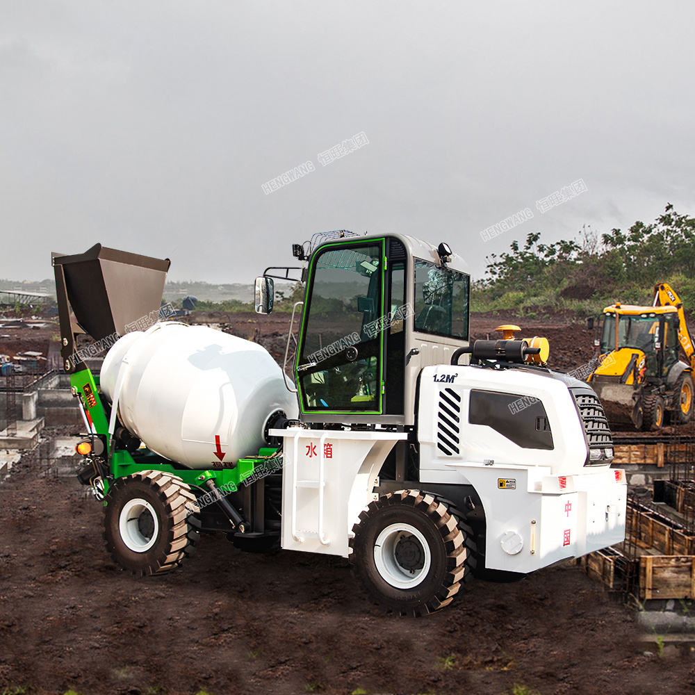 Small self loading concrete cement mixer truck for sale