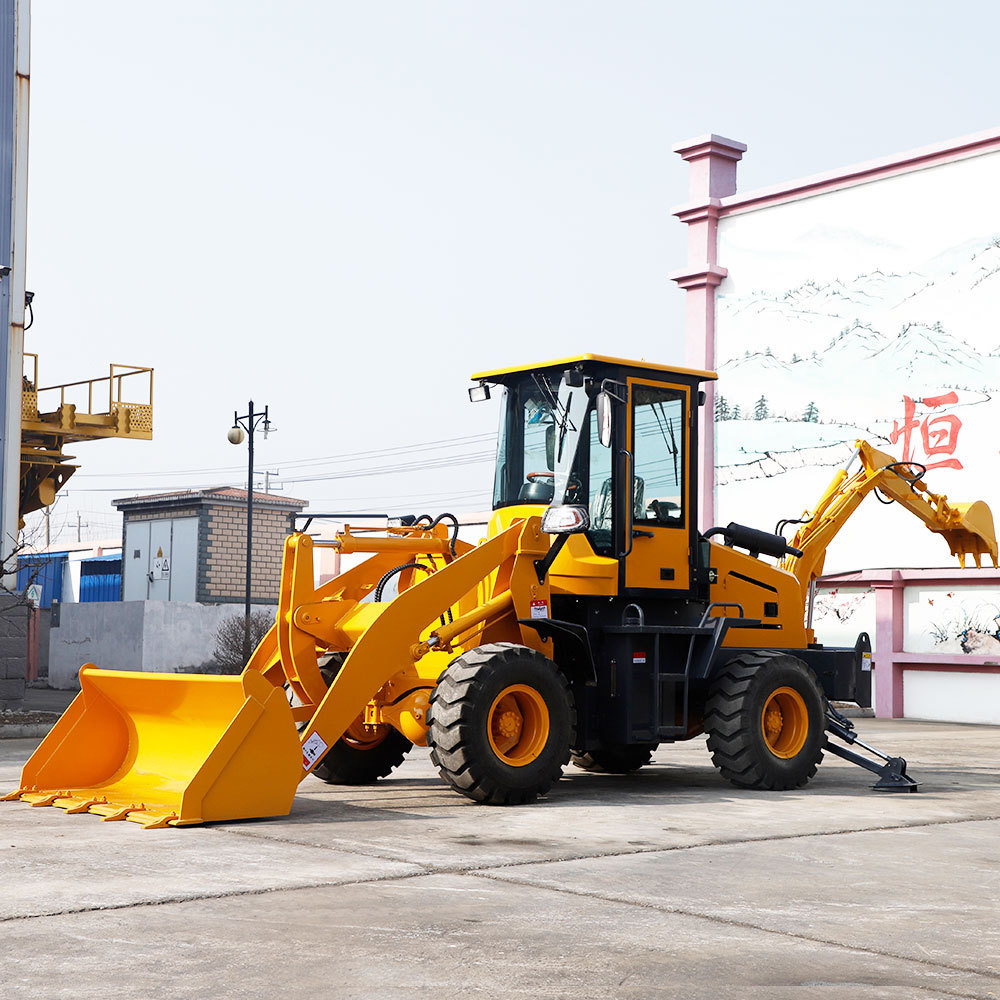 Hot SaleHW10-20 chinese backhoe loader 4x4 backhoe excavator loader Brand Hydraulic Loader