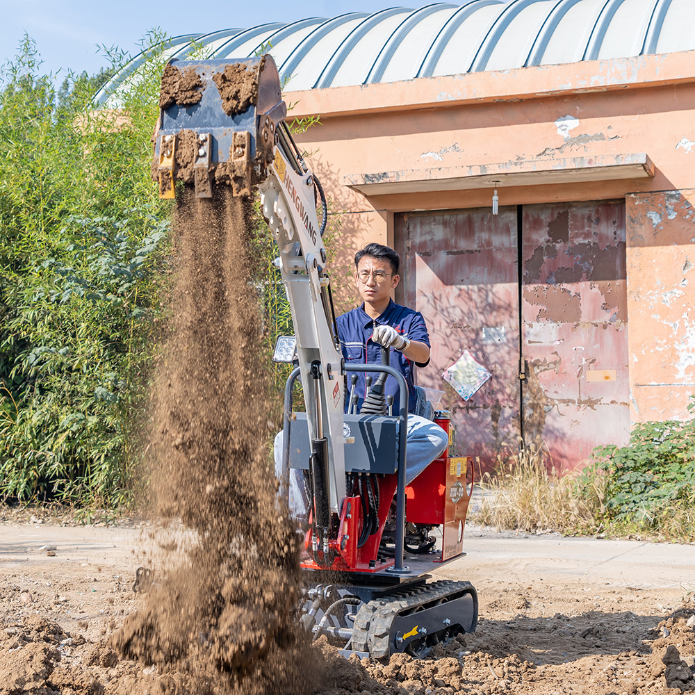 China mini excavator machine price 0.8 ton 1 ton mini digger excavator CE EPA