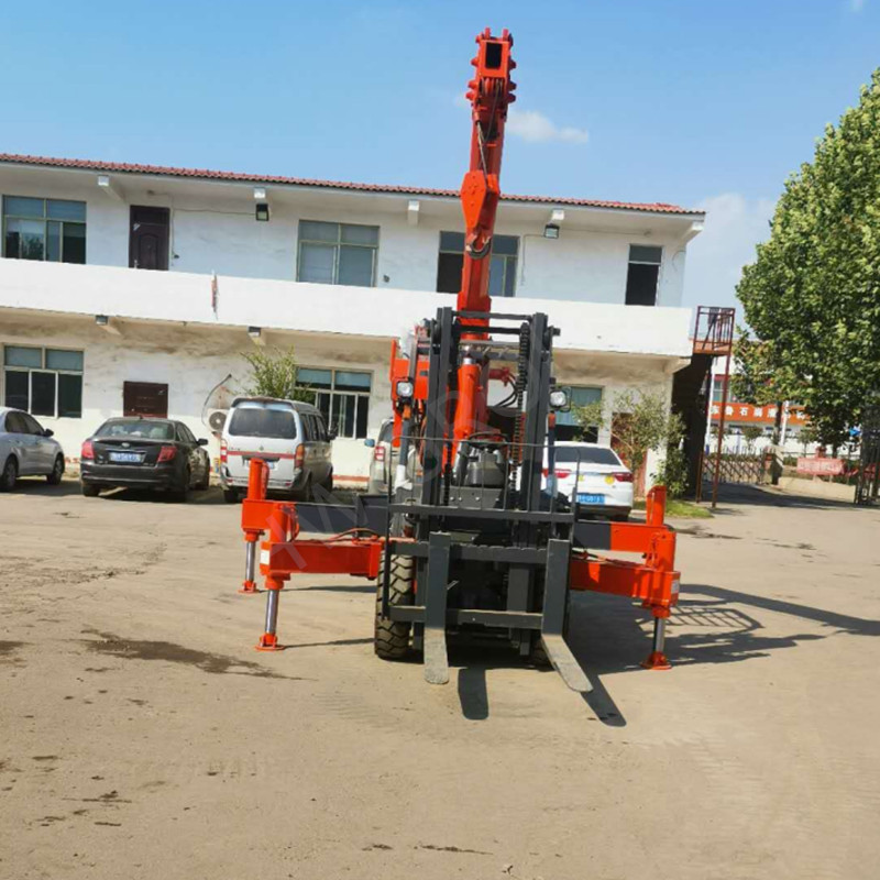 Hengwang Small Handling Machinery Forklift Attached Hydraulic Jib Crane