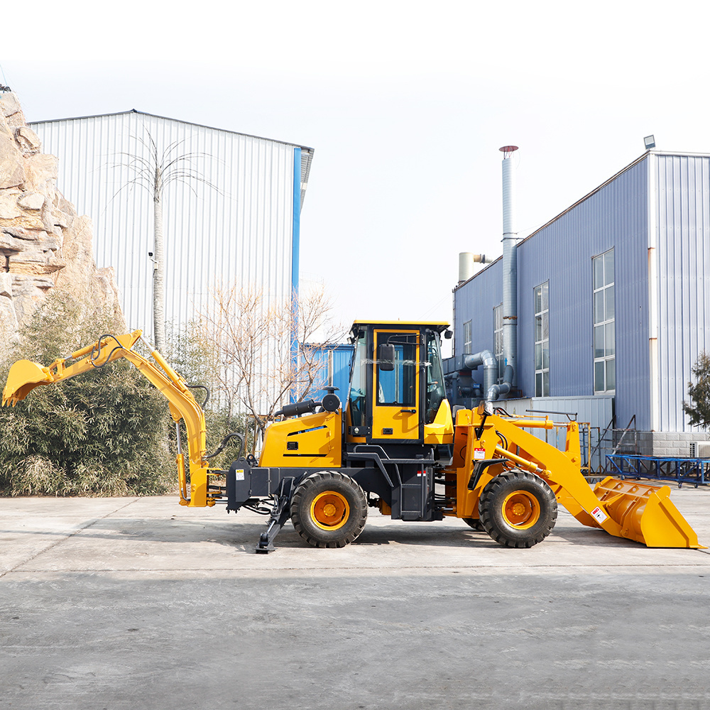 Hot SaleHW10-20 chinese backhoe loader 4x4 backhoe excavator loader Brand Hydraulic Loader