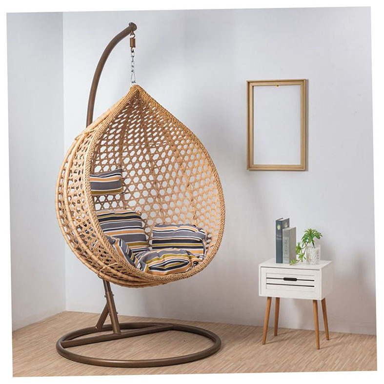 Clear Acrylic Kids Egg Hanging Chair Wicker Double Seat With Stand 1400 Mm Nest Tree Tent For Leisure Autumn Thousand