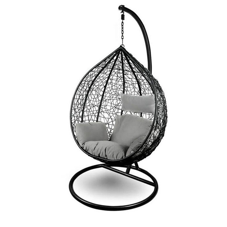 Modern Patio Swing Metal Swings Stand Rattan Seater Wicker Wooden Canopy Outdoor Outside Lounger Indian Living Single 3