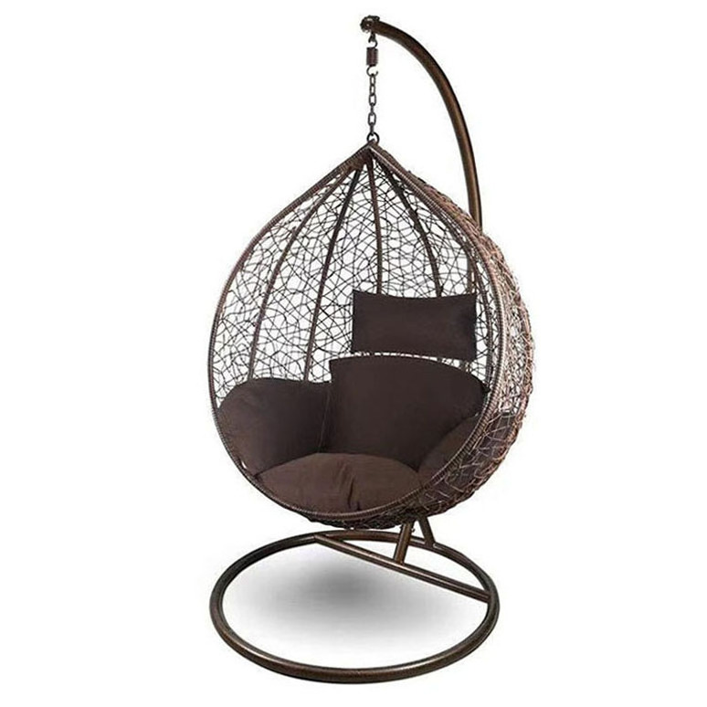 Garden Rattan Hanging Egg Chair For Outdoor Swing Supplier In Philippines Popular Design Single New Solid Wood Beech