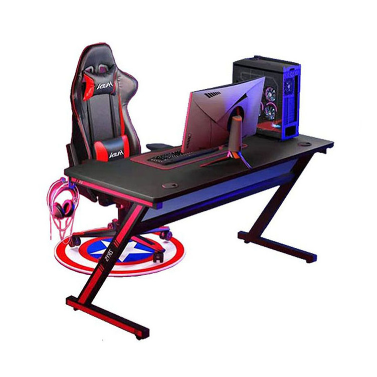 1 To 2 Player Arcade Gaming Table Hot Selling Portable Computer Desk Mesa Gamer De 3 Pies With Locking Drawers Folding Office