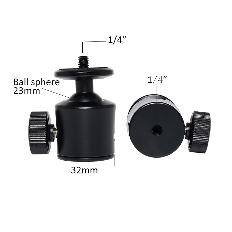 Photo Ball Head Swivel Ball Head Clamp Ball Head Phone Adapter