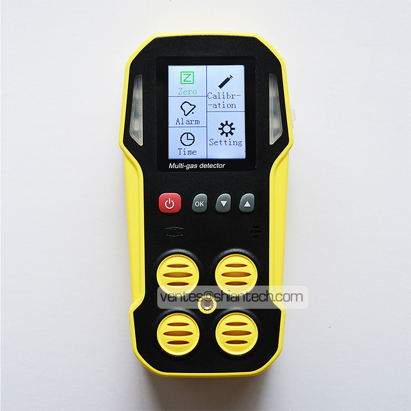 Intrinsically safe (CO/NO2/O2) Portable Multi Gas Detector for Metal Mines