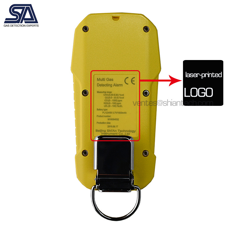 2 gas detector, SA-M203, Monitor Ammonia and Oxygen for Poultry Houses