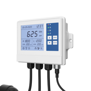 CO2 Monitor and Controller with Remote Sensor for Indoor Garden and hydroponics Grow System,CO2 Controller for Grow Room