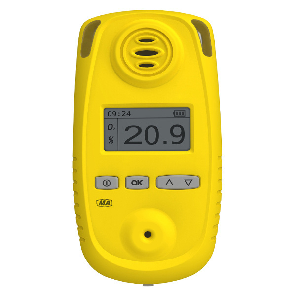 Data logger Portable Oxygen Gas Detector with (0~30)%vol with Sound Light Vibration Alarm, O2 gas detector