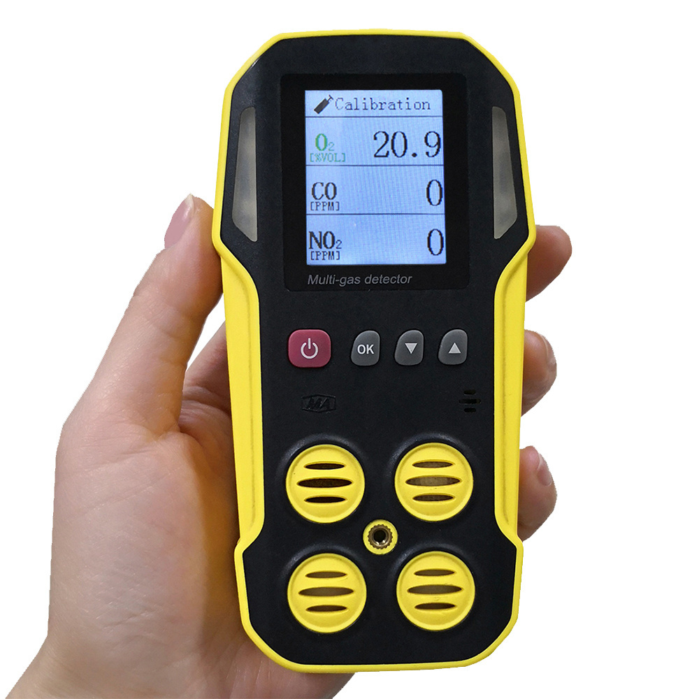 Intrinsically safe (CO/NO2/O2) Portable Multi Gas Detector for Metal Mines