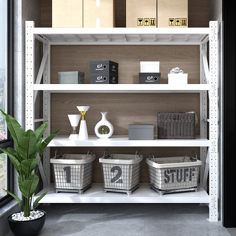 With Competitive Price Adjustable Steel Shelving Home Storage Rack Box Shelves Pantry Shelf Metal Storage Shelf