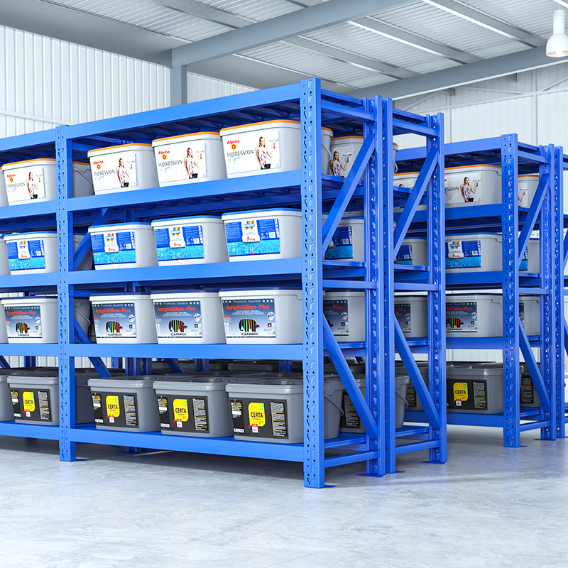 Light Duty Rack Warehouse Shelf Metal Shelving Warehouse Shelves Industrial Racks System Metal Rack