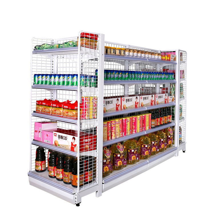 Metal Supermarket Shelves Gondola Shop Racks with Good Selling shelves for retail store shop display shelves