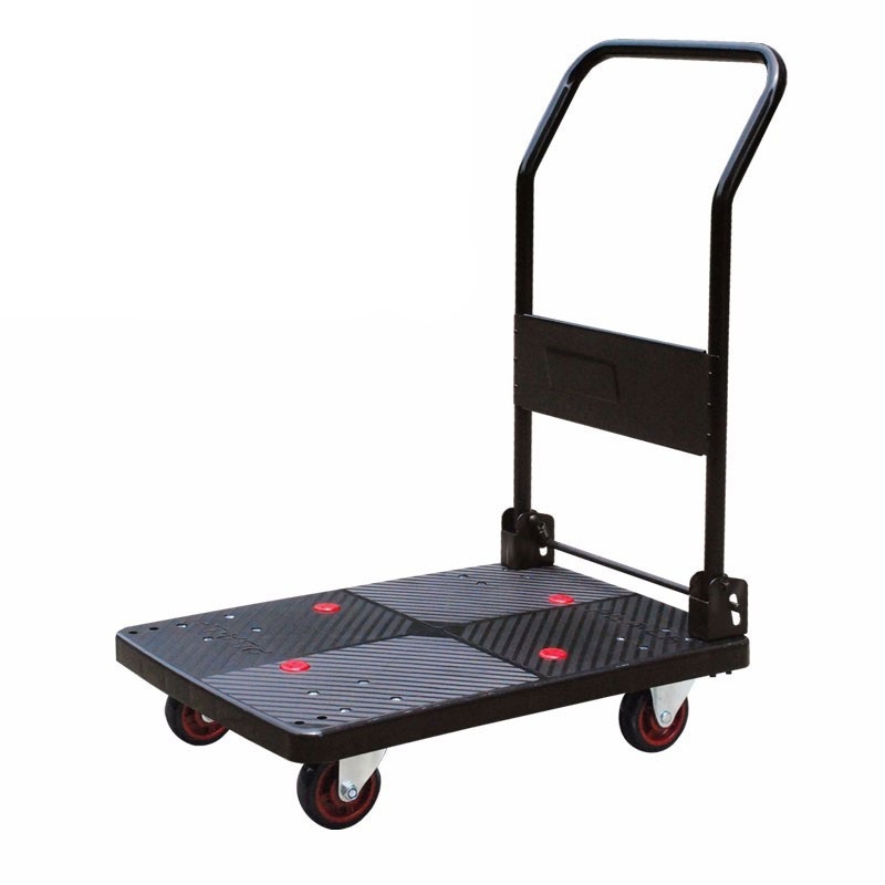 Moving platform hand truck push cart 360 degree swivel wheels push cart dolly 150kgs hand trolley