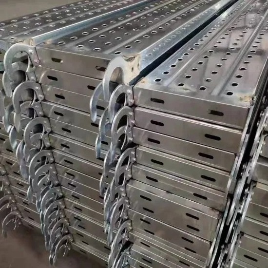 Hot Dip Galvanized Q235 Kwikstage Scaffolding Metal Steel Walkway Plank with Hooks AS NZS Standard for Building Construction