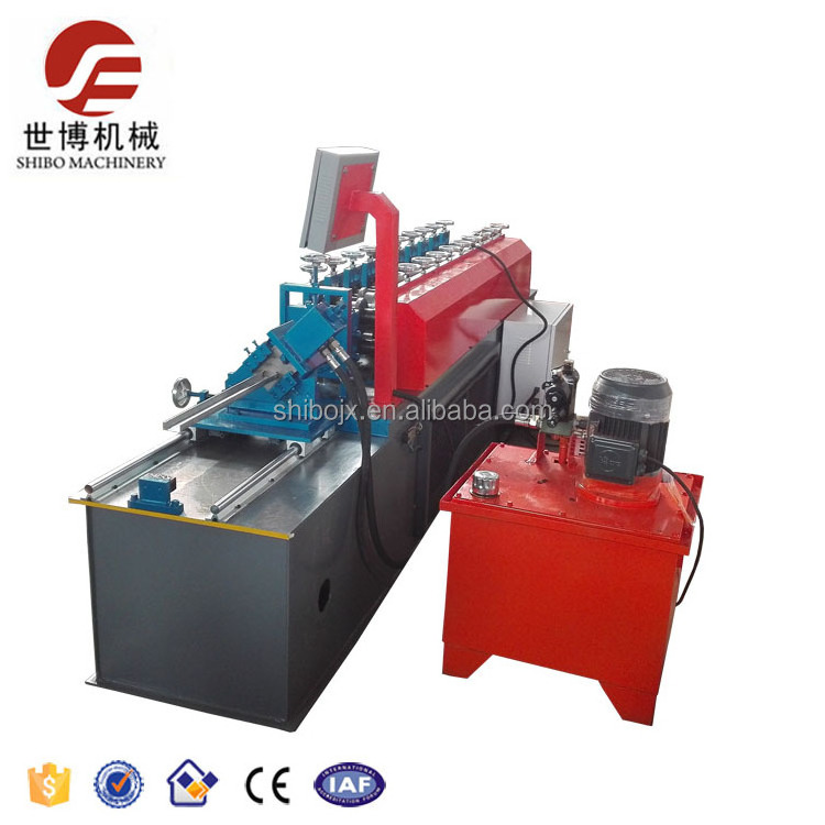 Omega profile roll forming machine C U purlin channel truss furring cold forming machine