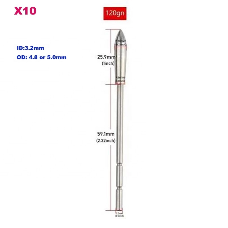 Steel cnc archery broad-heads carbon arrow shaft for Game shooting